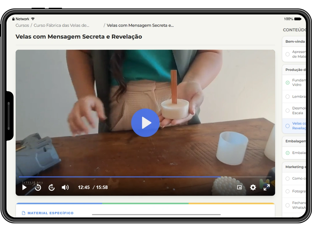 Velas de lembrancinha
